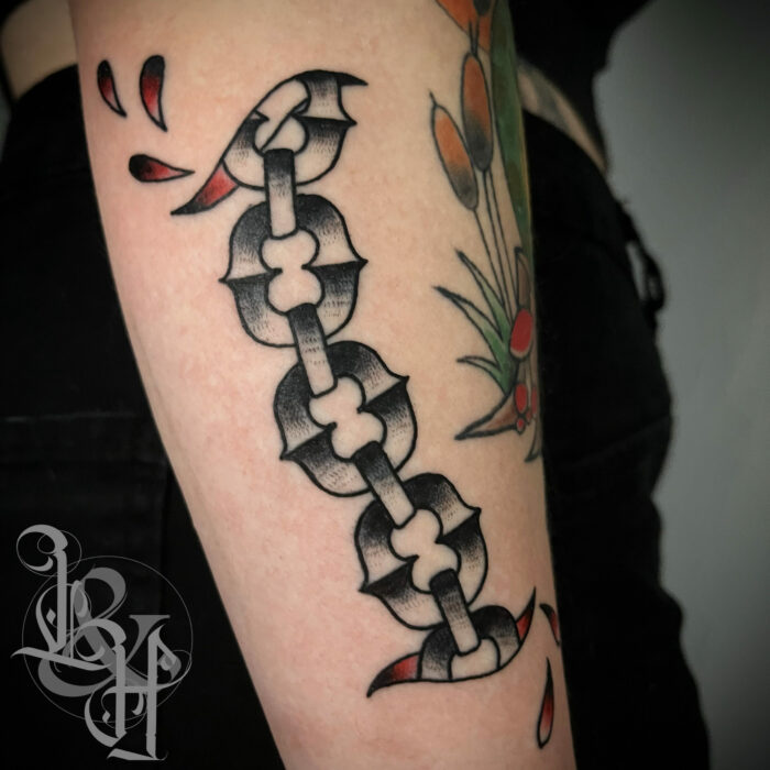 chain link tattoo