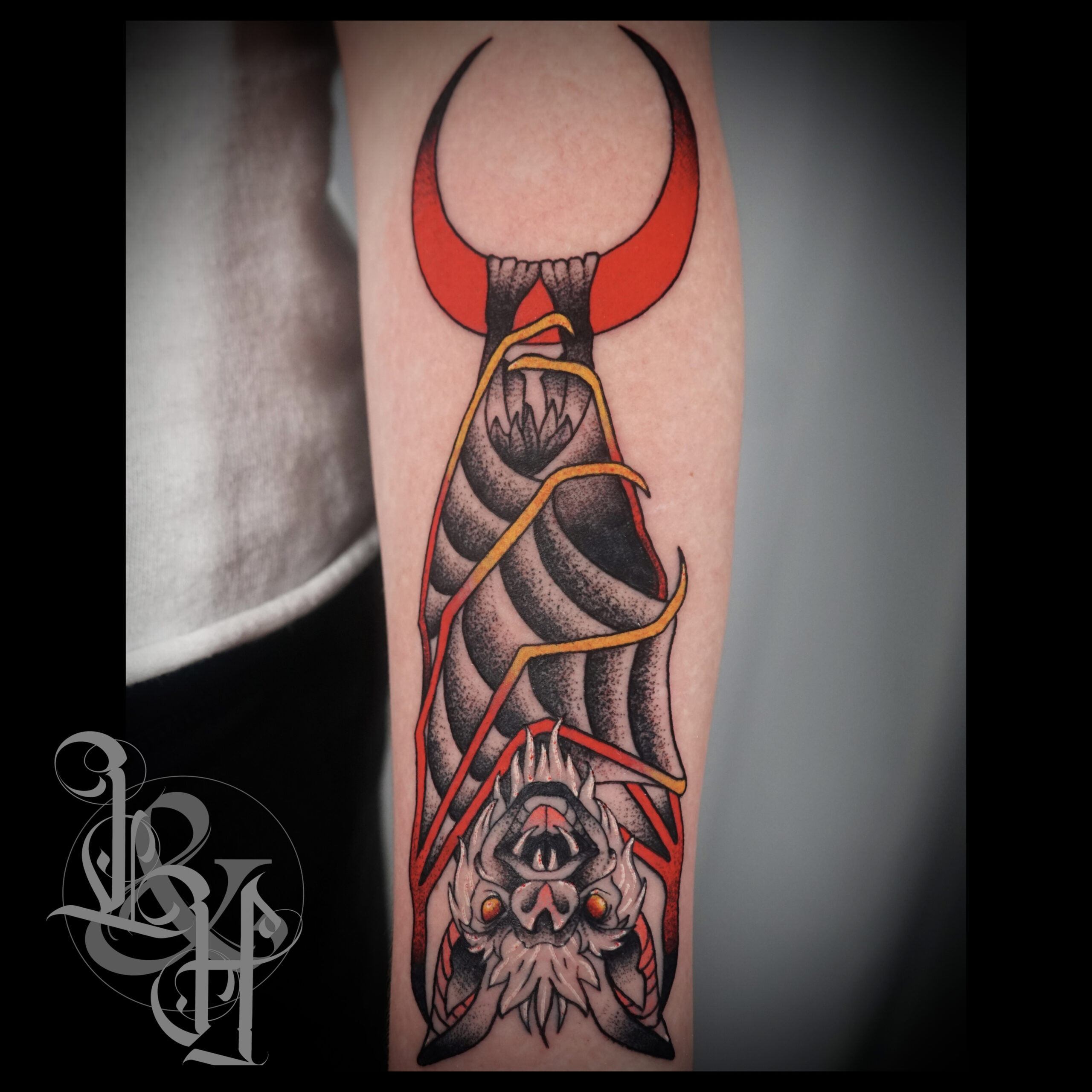 Black Bat tattoo flash by Cosmotchi on DeviantArt