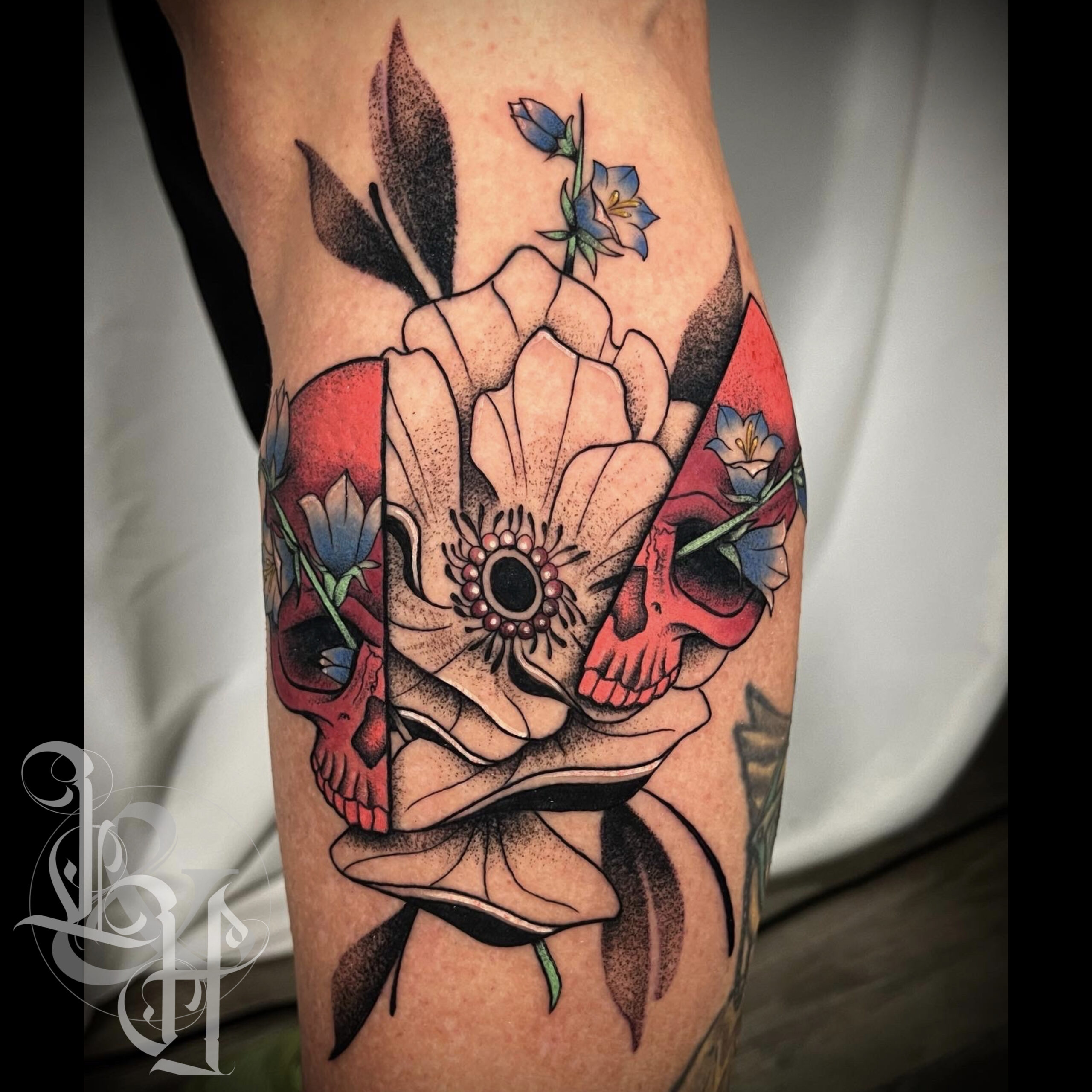 spooky flower tattoosPesquisa do TikTok